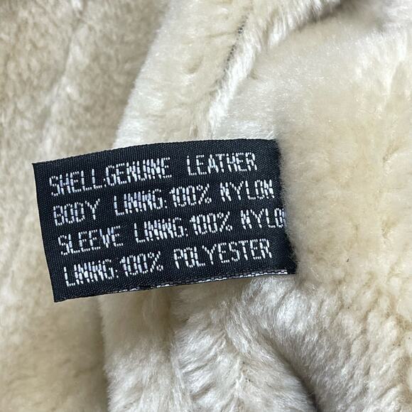 The  Connection New York Black Leather Sherpa Lined 2XL - Picture 10 of 10
